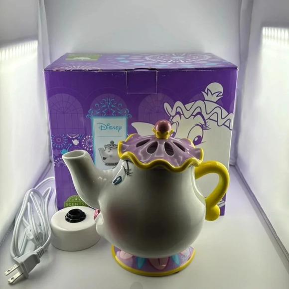 Scentsy Home DISNEY Beauty & The Beast Mrs. Potts Full Size Wax Warmer w/Box - Picture 9 of 15